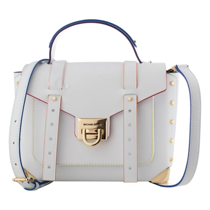 Bolso Mujer Michael Kors 35T2GNCS6T-BRIGHT-WHT Blanco 25 x 28 x 9 cm 3 Bolso Mujer Michael Kors 35T2GNCS6T-BRIGHT-WHT Blanco 25 x 28 x 9 cm 3