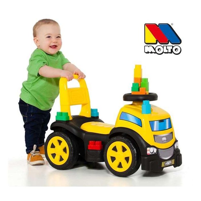 Molto Correpasillos Camión con 10 Blocks 89 cm para Niños y Niñas a Partir de 36 Meses Juguete de Plástico 1 Molto Correpasillos Camión con 10 Blocks 89 cm para Niños y Niñas a Partir de 36 Meses Juguete de Plástico 1