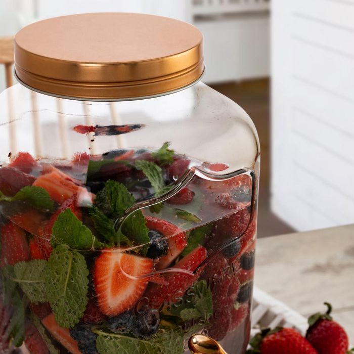 Quid Dispensador de Bebidas Habitat 4 L Vidrio 3