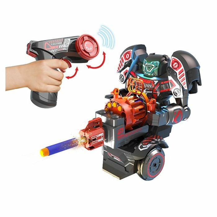 YCOO SIL1732605024786 Robot Rapidfire Radiocontrolado 19 cm, 15 Acciones Programables, para Niños a partir de 5 años 1