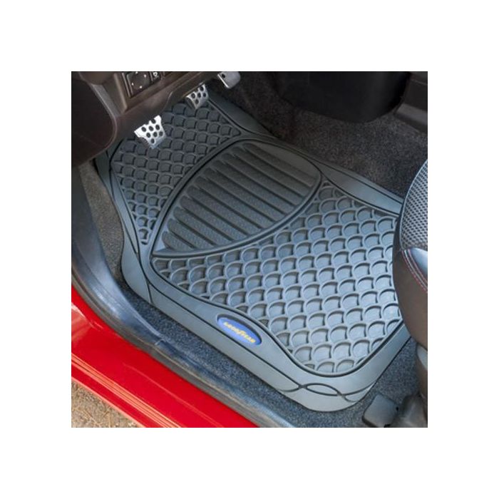 Alfombra Goma Gris 4 Piezas Goodyear Cs4 GOD9021 Alfombra Goma Gris 4 Piezas Goodyear Cs4 GOD9021