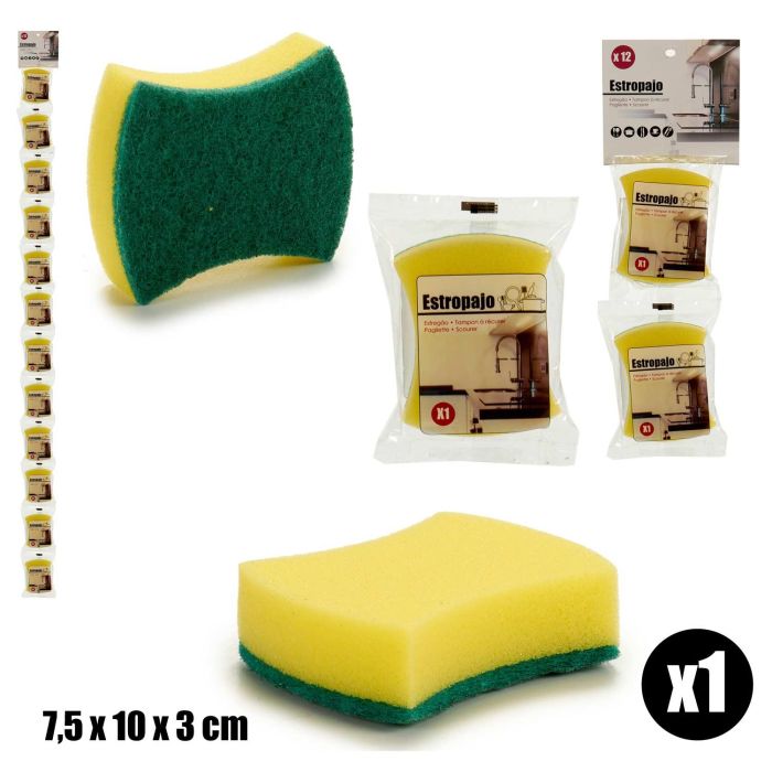 Estropajo Oval 8X3X10Cm Arte Regal (96 Unidades) 3 Estropajo Oval 8X3X10Cm Arte Regal (96 Unidades) 3