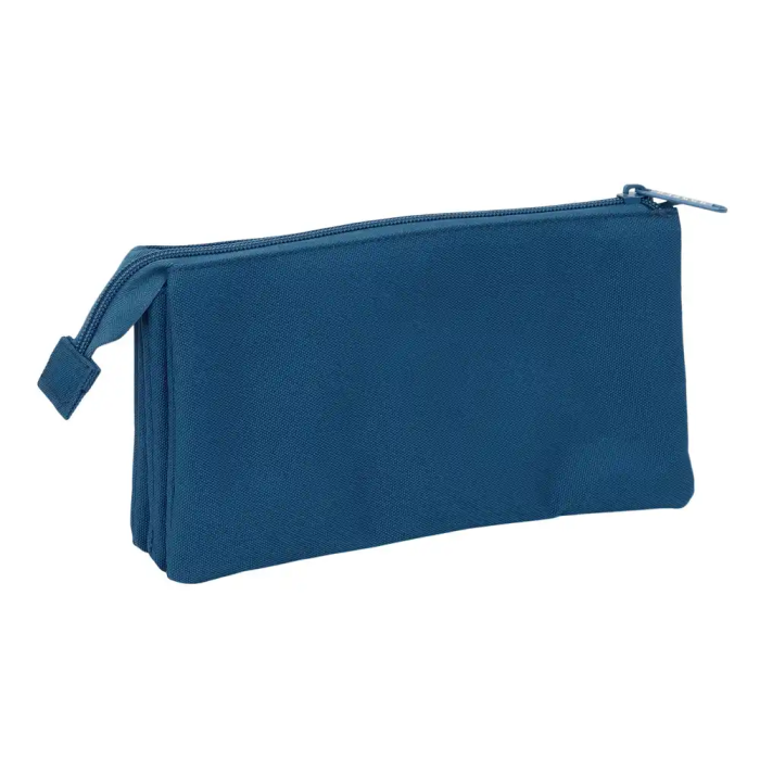 Safta Bolso Escolar Portatodo Triple Harper & Neyer con Tres Cremalleras 1