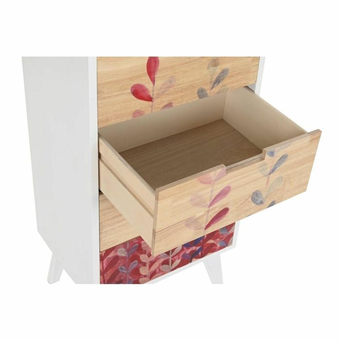 Cajonera Scandi DKD Home Decor Natural Blanco 30 x 78 x 40 cm 3