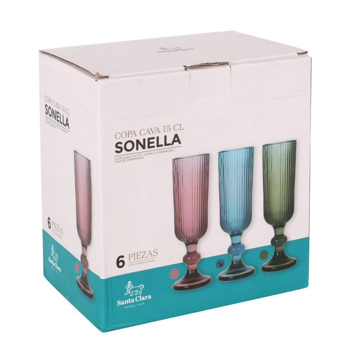 Copa Champagne Sonella 150 cc Azul - Santa Clara (36 Unidades) 5