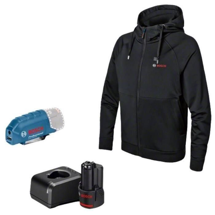 Camisa calefactable GHH 12+18V XA + GAA 12V-21 + GBA 12V 2.0Ah + GAL 12V-20 Talla M BOSCH 1 Camisa calefactable GHH 12+18V XA + GAA 12V-21 + GBA 12V 2.0Ah + GAL 12V-20 Talla M BOSCH 1