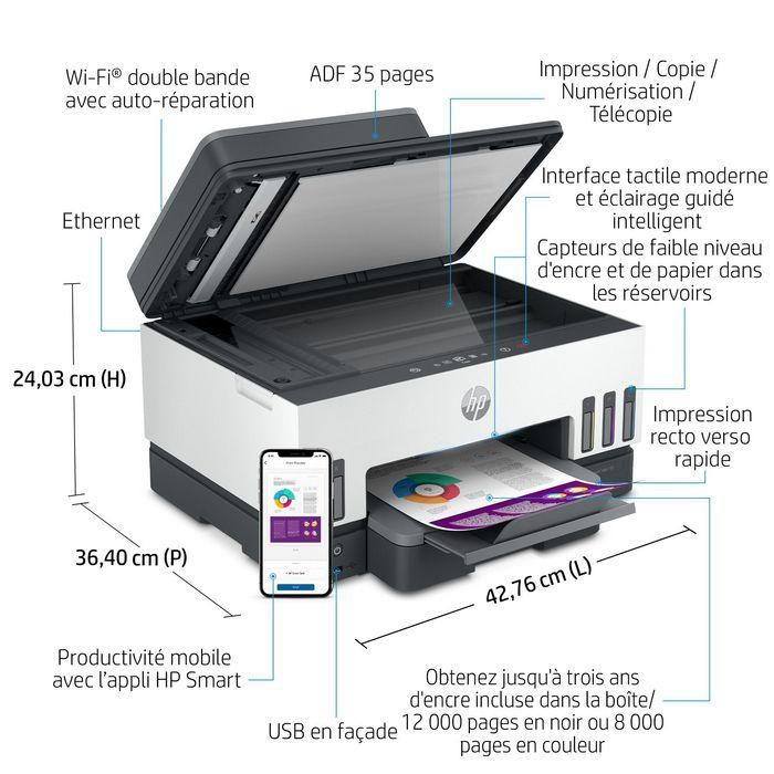 HP multifuncion inkjet Smart Tank 7605 8 HP multifuncion inkjet Smart Tank 7605 8