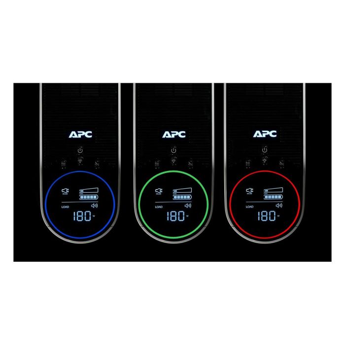 APC UPS Back-UPS Pro BGM2200B-GR 2200VA 1320W 4xSchuko 2xIEC C13 Torre con RGB Beleuchtung