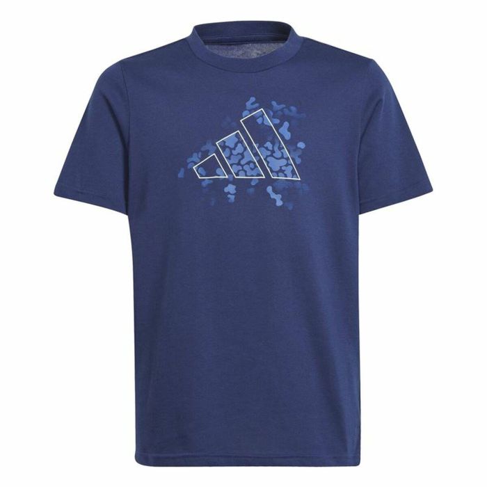 Camiseta de Manga Corta Hombre Adidas Essentials Uni Train Azul Camiseta de Manga Corta Hombre Adidas Essentials Uni Train Azul
