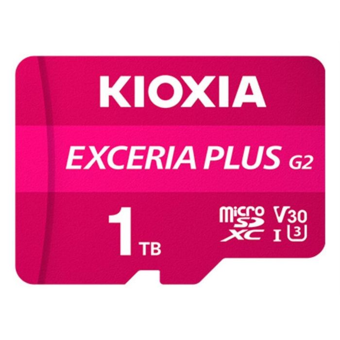 Kioxia LMPL2M001TG2 Tarjeta Memoria MicroSDXC 1 TB UHS-I Clase 10 V30 Lectura 100MB/s Escritura 90MB/s
