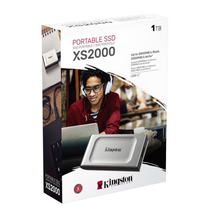 Kingston Unidad SSD Externa XS2000 1TB USB 3.2 (SXS2000 / 1000G) 2