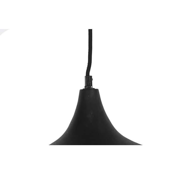Lampara Techo Moderno DKD Home Decor Negro Crema 35 x 20 x 35 cm (2 Unidades) 3 Lampara Techo Moderno DKD Home Decor Negro Crema 35 x 20 x 35 cm (2 Unidades) 3