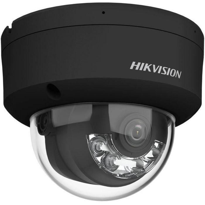 Hikvision Cámara IP domo 4M Smart Hybrid Light ColorVu 2.8mm WDR IK10 IP67 12V/PoE. Audio, alarma, luz híbrida 30m, negra 3
