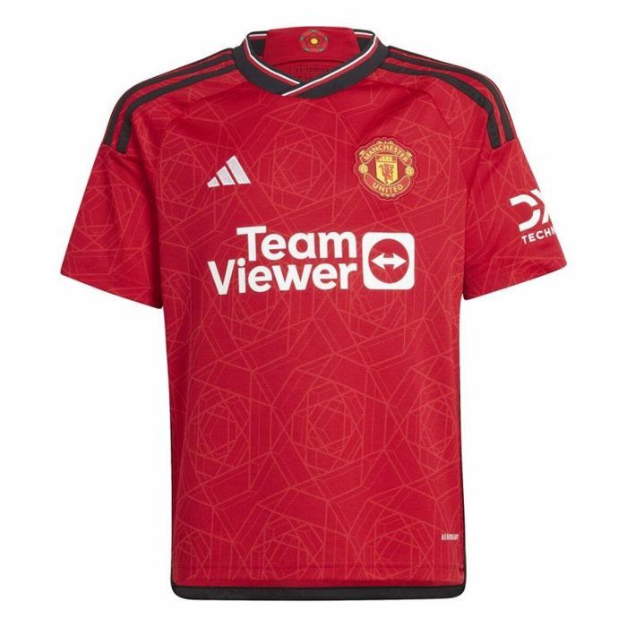 Camiseta de Fútbol de Manga Corta para Niños Adidas Manchester (7-8 Años) 0 Camiseta de Fútbol de Manga Corta para Niños Adidas Manchester (7-8 Años) 0