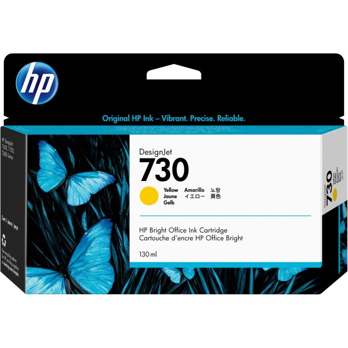 HP nº730 130-ml Yellow Ink Cartridge
