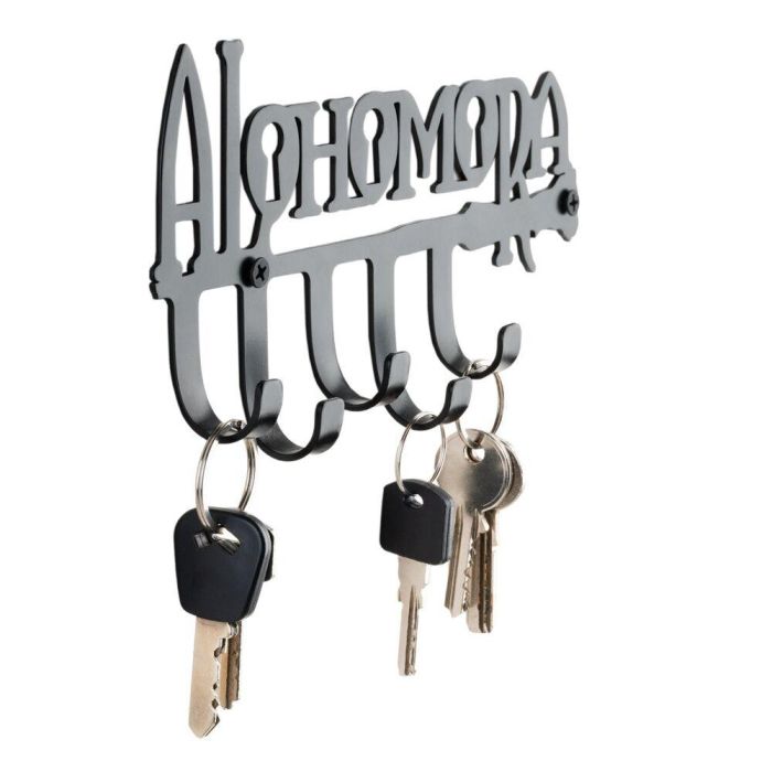 ERIK Colgador de Llaves Harry Potter Alohomora de Metal con 5 Ganchos 21,2x10,7cm