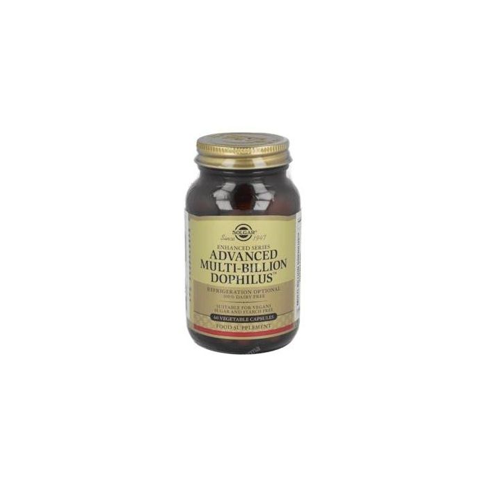 SOLGAR Multi Billion Dophilus Avanzado Probiótico 5000 millones 60 Vegicaps Flora Intestinal Vegano