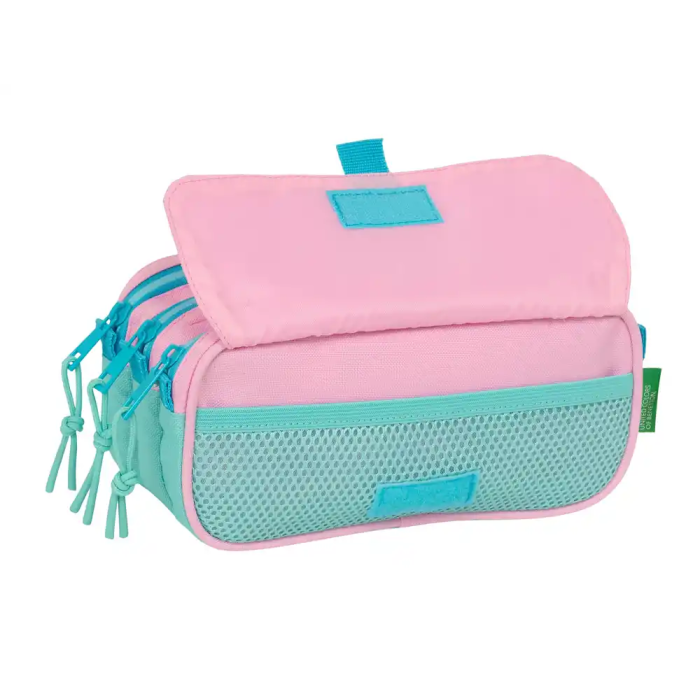Safta Estuche Portatodo Triple Benetton Dolce 100x215x80 mm 3