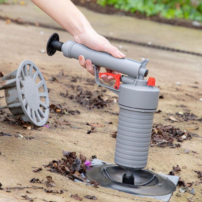 Pistola Desatascadora de Aire Comprimido Universal con Adaptadores KlinGun InnovaGoods Pistola Desatascadora de Aire Comprimido Universal con Adaptadores KlinGun InnovaGoods