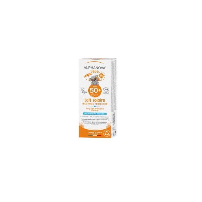 ALPHANOVA Solar SPF50+ Bebé 50g Bio | Alta Protección Mineral Waterproof