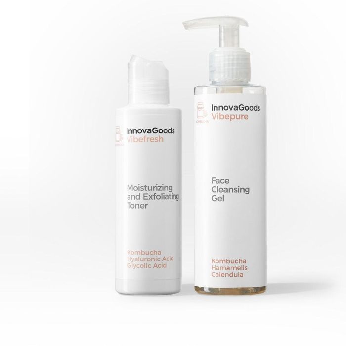 Pack Dúo de Limpieza Facial Kombucha InnovaGoods 1 Pack Dúo de Limpieza Facial Kombucha InnovaGoods 1