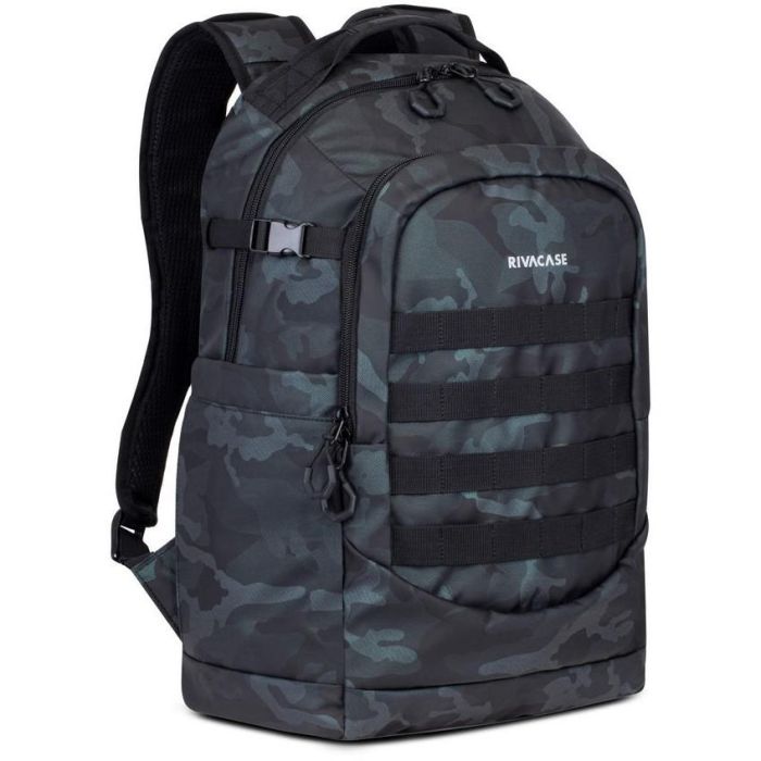 RIVACASE 7631 Riva NB Rucksack Sherwood 15,6" Portátil 28L Gris Camo Mochila para portátil 10,5" para Viajes y Trabajo