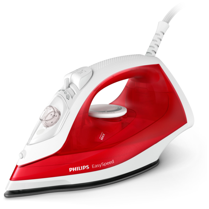 Philips EasySpeed GC1742/40 plancha Plancha vapor-seco Suela antiadherente 2000 W Rojo, Blanco Philips EasySpeed GC1742/40 plancha Plancha vapor-seco Suela antiadherente 2000 W Rojo, Blanco