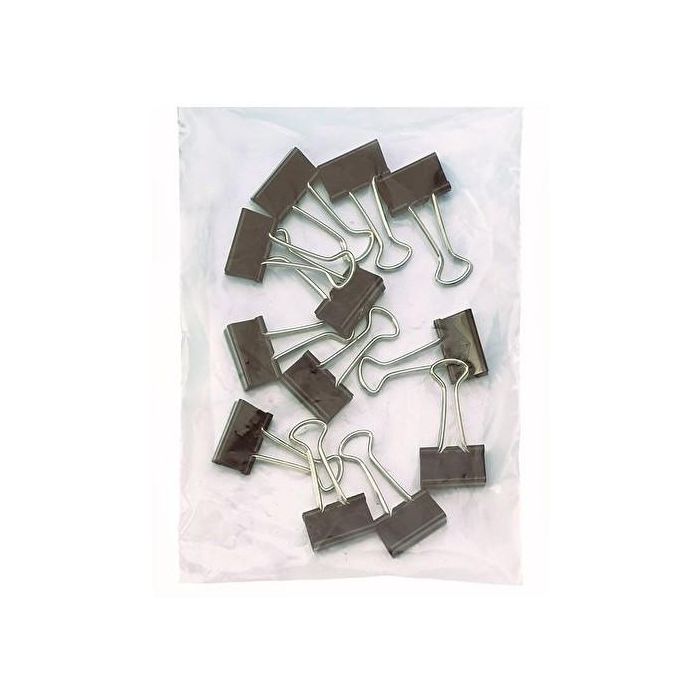 WEDO Klemmer Foldback 25 mm, Paquete de 12