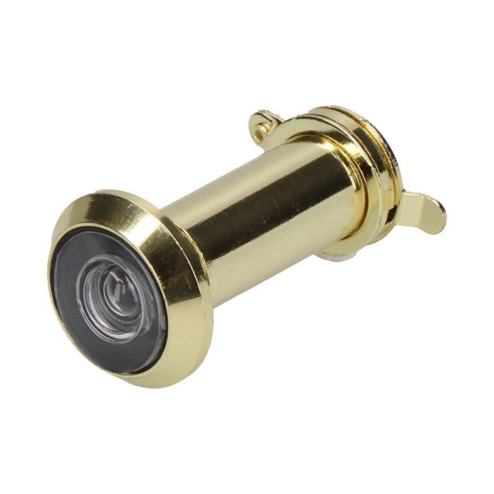Edm Mirilla Mr01 14 mm 180° Zamak Latonado para puertas 35-60 mm Edm Mirilla Mr01 14 mm 180° Zamak Latonado para puertas 35-60 mm