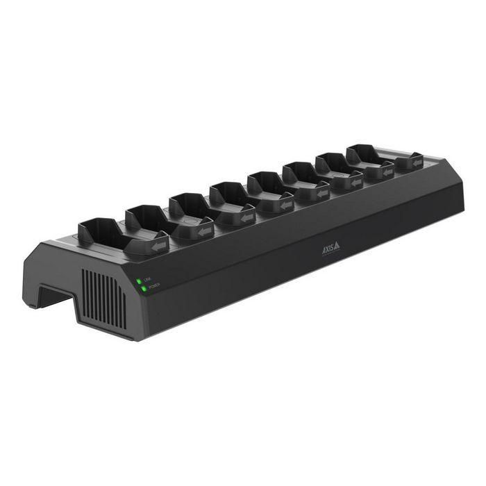 Axis W700 Mk II Estación Base Docking Station 8 Bahías para Cámaras Corporales - Carga Rápida, Descarga Segura y Diseño Resistente Axis W700 Mk II Estación Base Docking Station 8 Bahías para Cámaras Corporales - Carga Rápida, Descarga Segura y Diseño Resistente