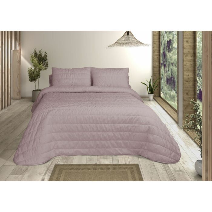 Colcha Pierre Cardin OLIMPIA Rosa Cama de 150 (3 Piezas)