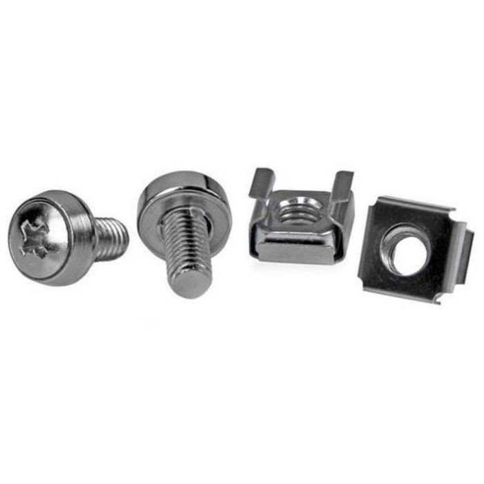 Soporte Startech CABSCREWM6 Plateado Acero Inoxidable (50 Unidades) 1