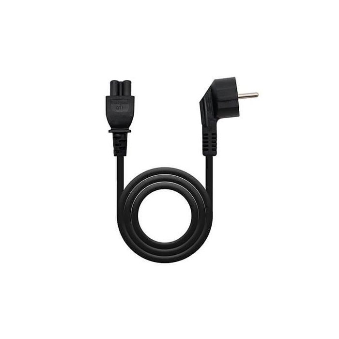 Cable Alimentación Trébol Nanocable 10.22.0302/ Schuko Macho - C5 Hembra/ 1.5m/ Negro Cable Alimentación Trébol Nanocable 10.22.0302/ Schuko Macho - C5 Hembra/ 1.5m/ Negro