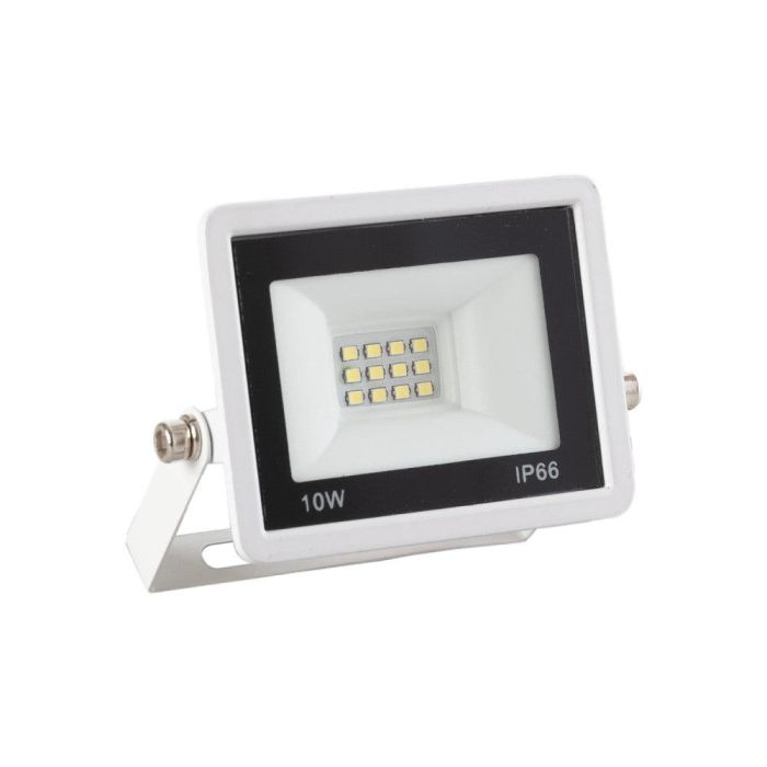 LM-6001-W-CW Foco Proyector LED 10W 800Lm 6000ºK Blanco Frío Regulable IP66 Antideslumbrante Bajo Consumo para Uso Exterior e Interior, Larga Vida Útil