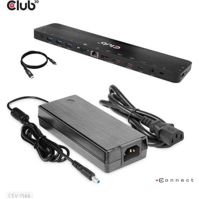 Club3D 4K ChargingDock USB-C ->6xUSB3/DP/2xHDMI/LAN 120W 1 Club3D 4K ChargingDock USB-C ->6xUSB3/DP/2xHDMI/LAN 120W 1