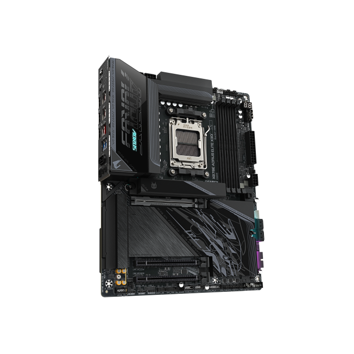 Placa Gigabyte X870 Aorus Elite X,Amd,Am5,X870,4Ddr5,256Gb,1Hdmi+2Usb4,2Sata6+2M.2,5Gblan+Wifi7+Bt5.4,10Usb3.2,Atx 2