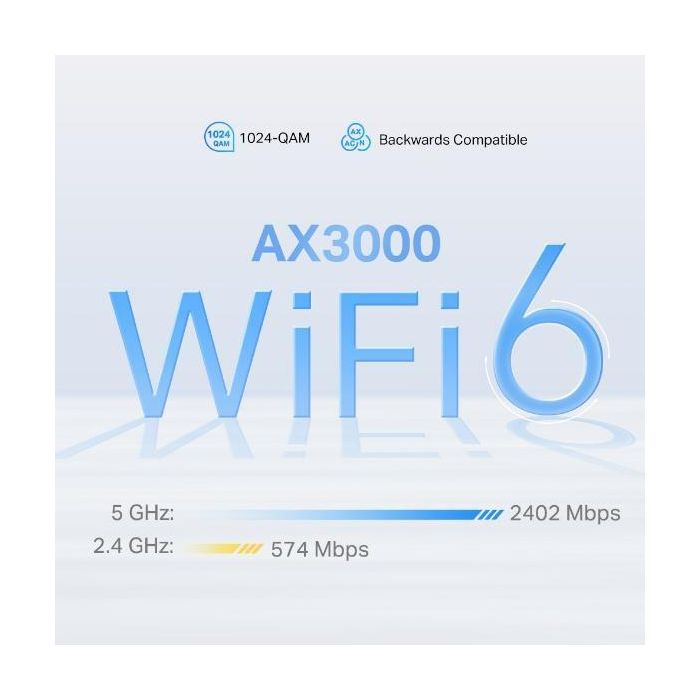 TP-Link Deco X50-5G Sistema de malla Wi-Fi 6, Doble banda (2.4 GHz / 5 GHz), Cobertura 230 m², Color Blanco 5