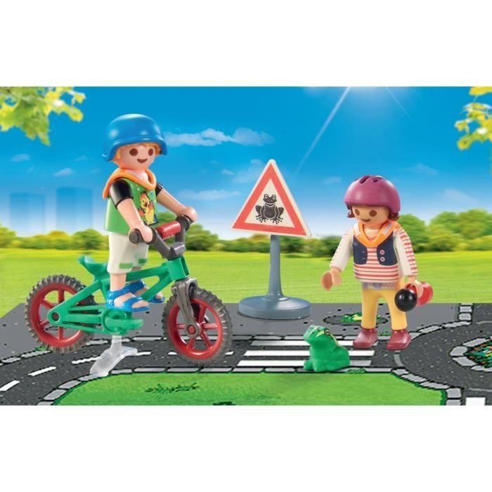 Playmobil 71332 Set de Juego Educación Vial City Life Juguete Educativo para Niños +4 años 2