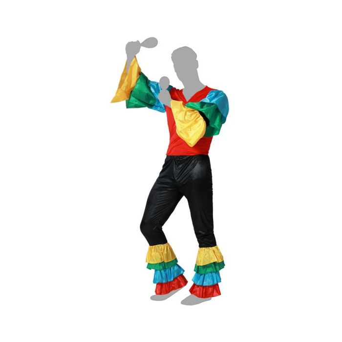 Disfraz Rumbero Hombre Adulto Rojo M-L 4 Disfraz Rumbero Hombre Adulto Rojo M-L 4