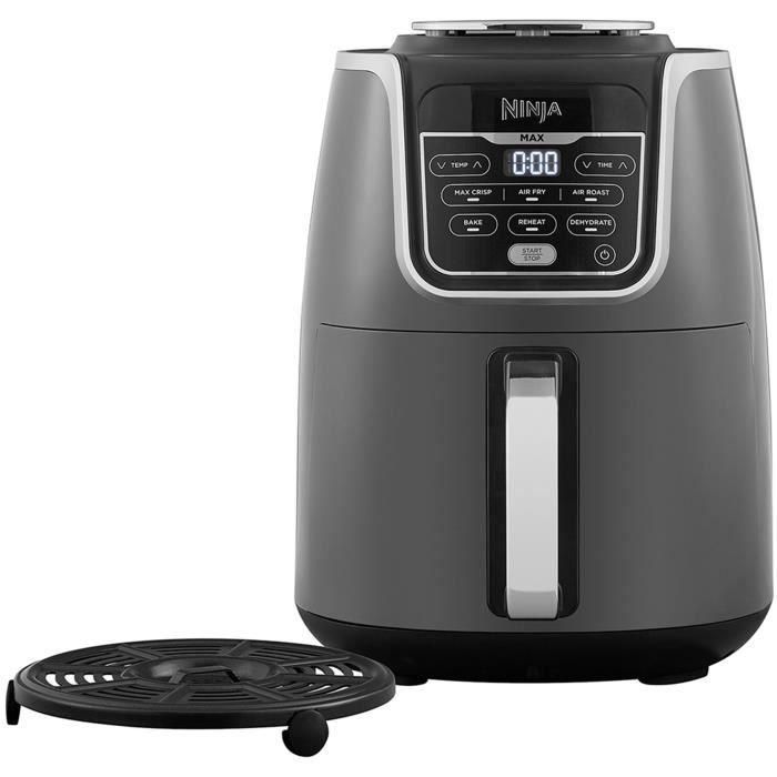 Ninja AF160EU Freidora de Aire 6 en 1 MAX 5.2L - Cocina saludable con poco aceite, 6 funciones, hasta 240°C, apta lavavajillas 2 Ninja AF160EU Freidora de Aire 6 en 1 MAX 5.2L - Cocina saludable con poco aceite, 6 funciones, hasta 240°C, apta lavavajillas 2