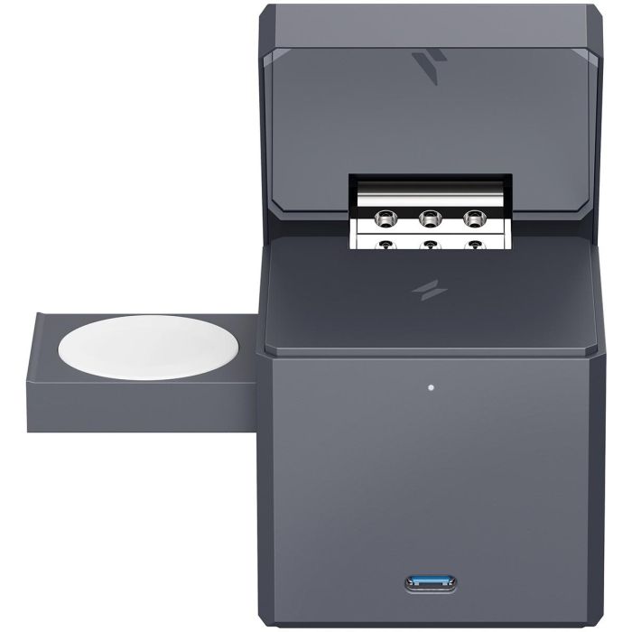 Anker Y1811G11 Cubo de Carga 3 en 1 MagSafe para iPhone, Apple Watch y AirPods, Carga Rápida 30W, Negro 6 Anker Y1811G11 Cubo de Carga 3 en 1 MagSafe para iPhone, Apple Watch y AirPods, Carga Rápida 30W, Negro 6