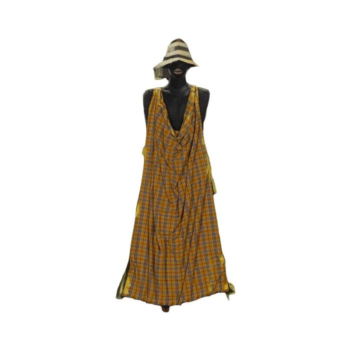 Cuadro Amarillo Gris Africana 90 x 3,5 x 120 cm 1 Cuadro Amarillo Gris Africana 90 x 3,5 x 120 cm 1