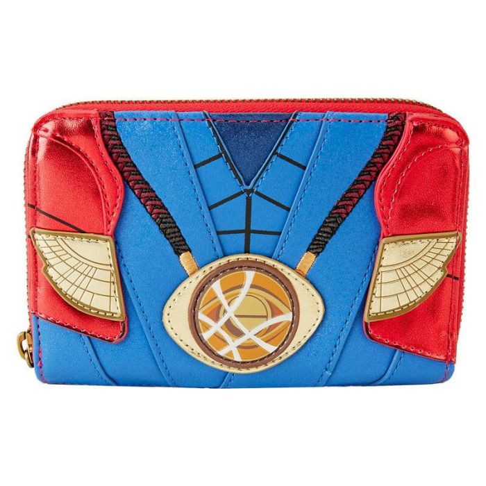 Loungefly Cartera Doctor Extraño Marvel Metallic Cuero Vegano 15x10cm con Cierre Cremallera 0 Loungefly Cartera Doctor Extraño Marvel Metallic Cuero Vegano 15x10cm con Cierre Cremallera 0