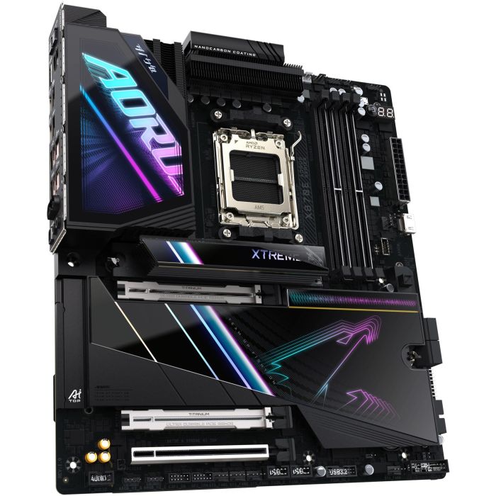 Gigabyte GA-X870E A XTREME AI TOP Placa Base AM5 para AMD Ryzen 9000 DDR5 8800MHz PCIe 5.0 M.2 Wi-Fi 7 2 Gigabyte GA-X870E A XTREME AI TOP Placa Base AM5 para AMD Ryzen 9000 DDR5 8800MHz PCIe 5.0 M.2 Wi-Fi 7 2