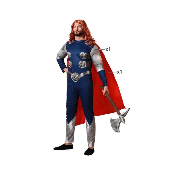 Disfraz Super Heroe Comic Trueno Hombre Adulto M-L Disfraz Super Heroe Comic Trueno Hombre Adulto M-L