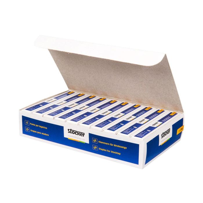 Stocker Grapas para atadora 79090 - 48.000 puntos (4800 x 10 cajitas) 1 Stocker Grapas para atadora 79090 - 48.000 puntos (4800 x 10 cajitas) 1