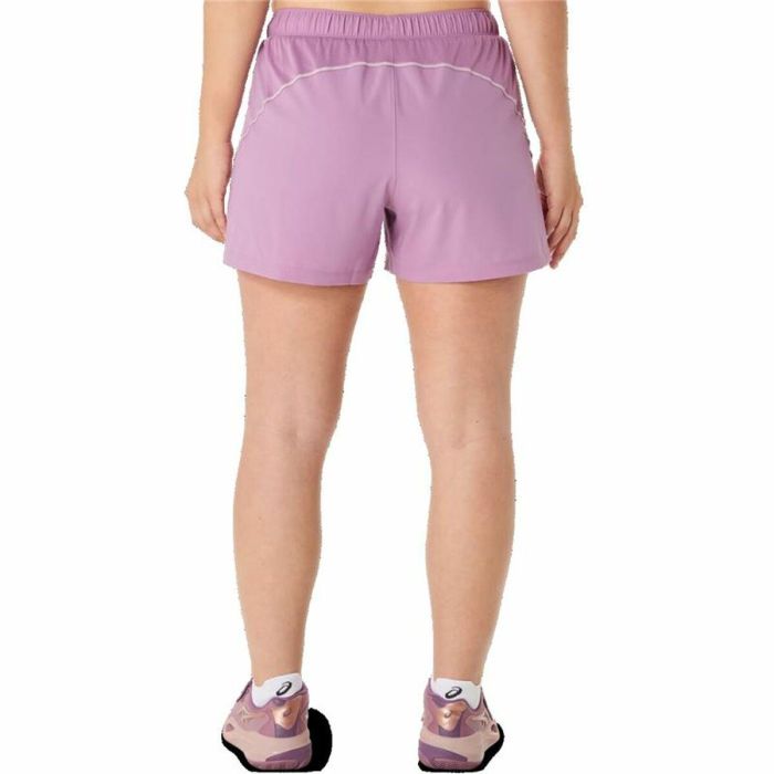 Pantalón Corto Deportivo Asics Padel Court 2-N-1 Short Lila 5