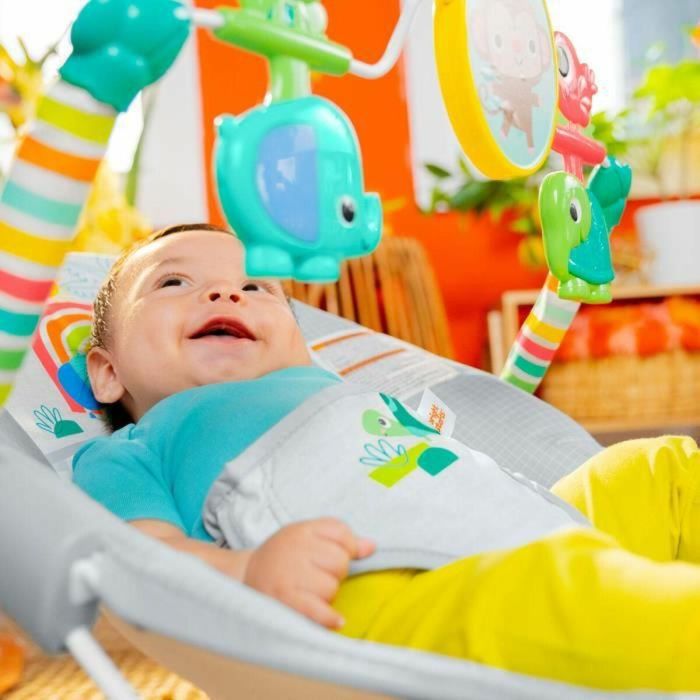 Bright Starts BRI0074451130708 Transat Paraíso Juguetón, con Vibraciones Relajantes y Juguetes Interactivos para Bebés 0-6 Meses 4 Bright Starts BRI0074451130708 Transat Paraíso Juguetón, con Vibraciones Relajantes y Juguetes Interactivos para Bebés 0-6 Meses 4