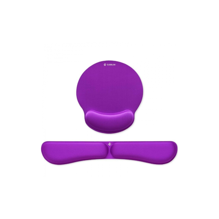 Subblim Pack Ergo MemoryFlex Alfombrilla Ratón y Reposamuñecas Teclado Púrpura SUBMP-04E022 Subblim Pack Ergo MemoryFlex Alfombrilla Ratón y Reposamuñecas Teclado Púrpura SUBMP-04E022