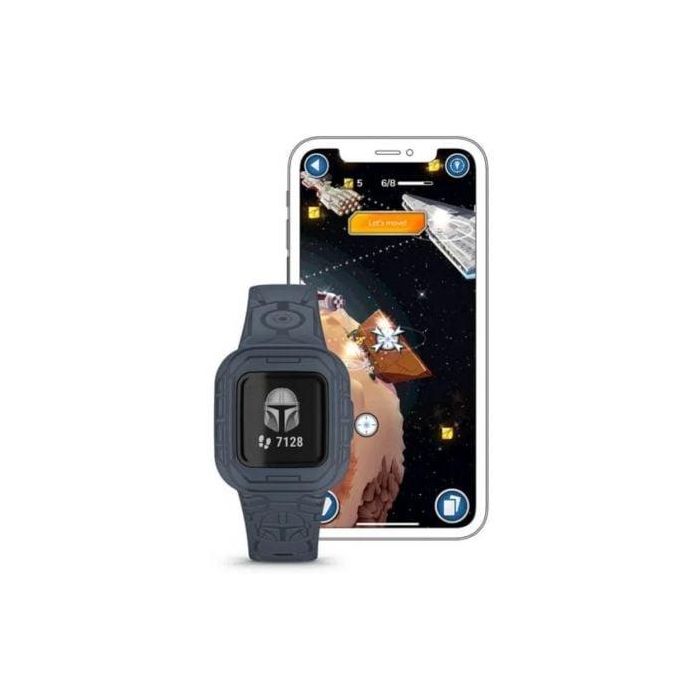Pulsera Smartband Garmin Vívofit jr. 3 Star Wars The Mandalorian/ Gris